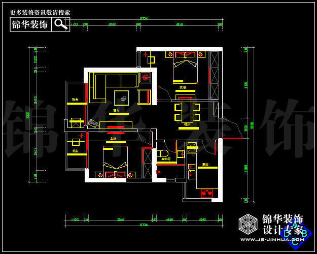 天鳳國際廣場(chǎng)B4戶型76平米 戶型